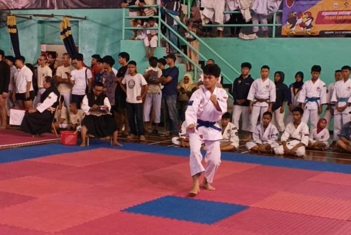 syiekar tampil pada ajang kejuaraan shorinji kempo 2025