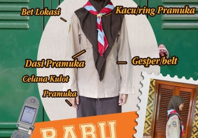 Seragam Rabu Pramuka Perempuan